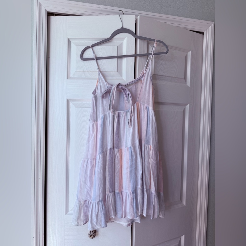 Rails Amber Seychelles Striped
Linen Tie Back Dress Small - Picture 4 of 8